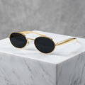Bvlgr Oval Gold Black