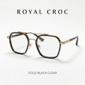 Royal Croc Golden Black Clear