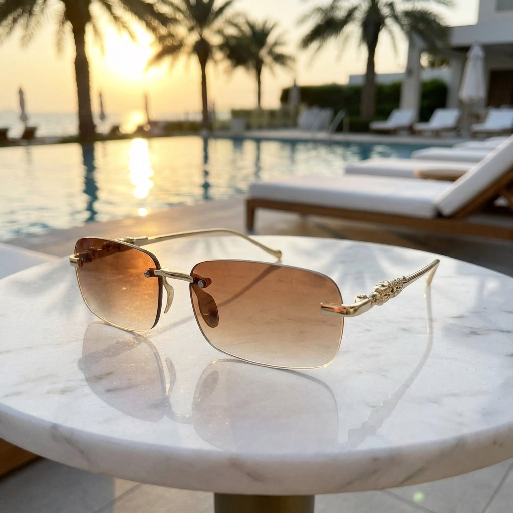 JAGUAR RIMLESS BROWN
