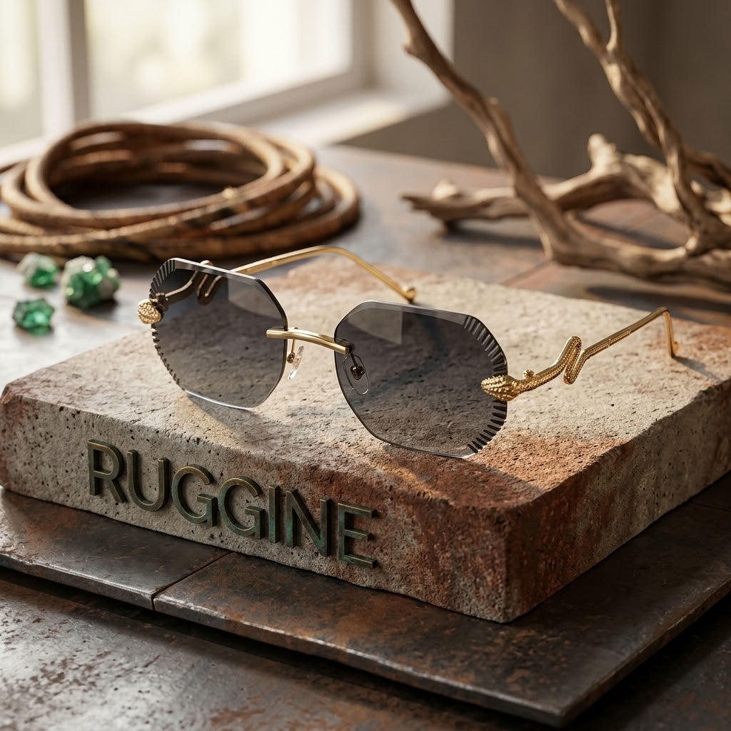 RUGGINE Black Gold Prestige Sunglasses