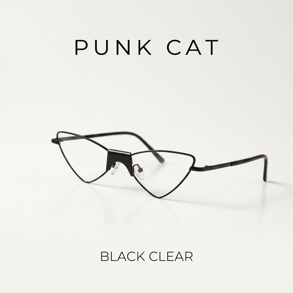 Punk Cat Black Clear