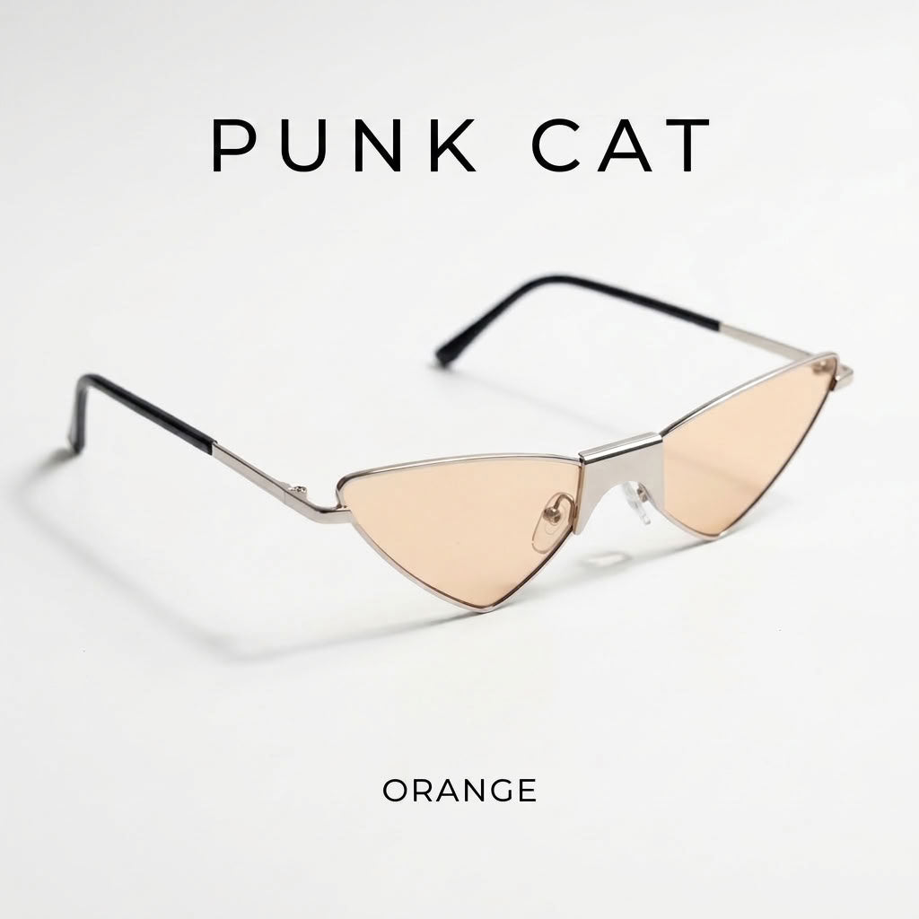 Punk Cat Silver Orange