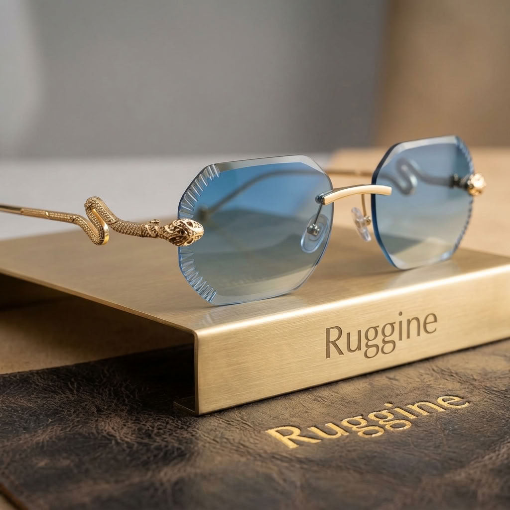 RUGGINE Blue Gold Prestige Sunglasses