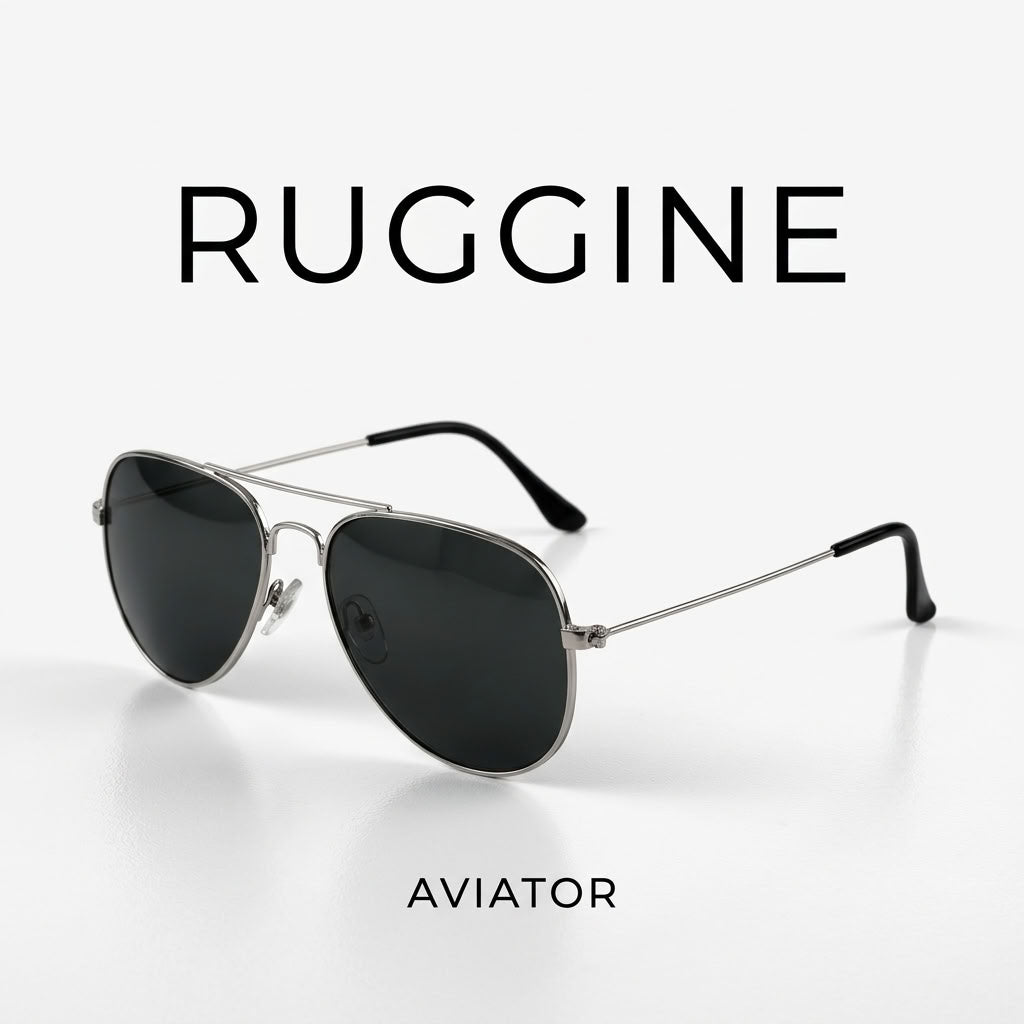 Aviator Silver Black