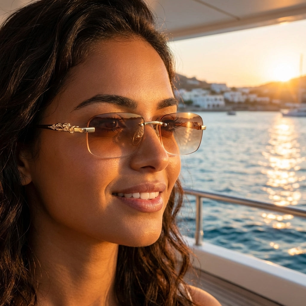 JAGUAR RIMLESS BROWN