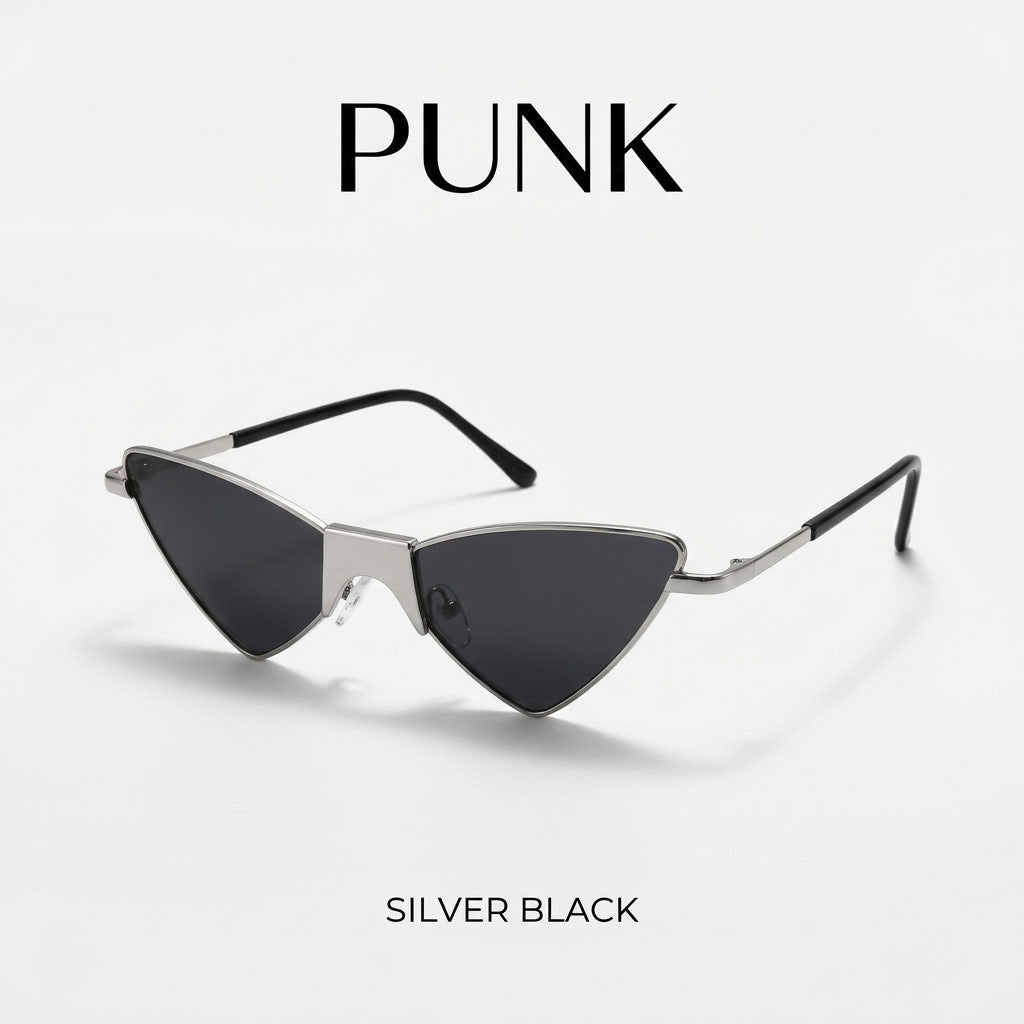 Punk Cat Silver Black