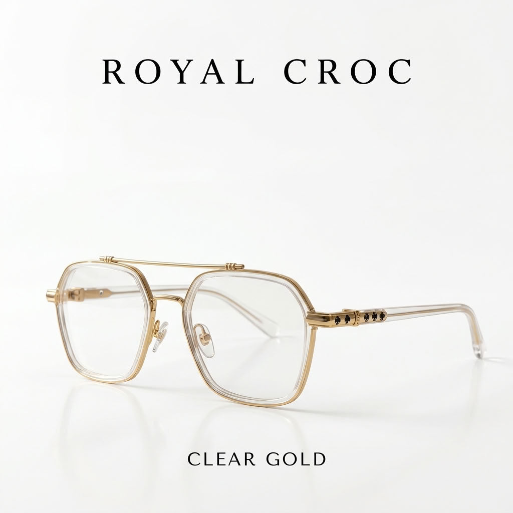 Royal Croc Clear gold