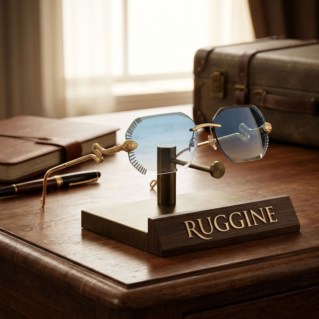 RUGGINE Blue Gold Prestige Sunglasses