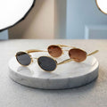 RUGGINE Bvlgri Golden Black Brown Prestige Sunglasses Combo