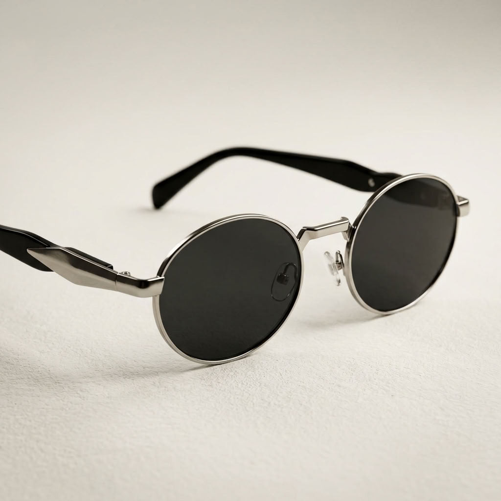 OVAL GOLD 6120 SLVR BLACK