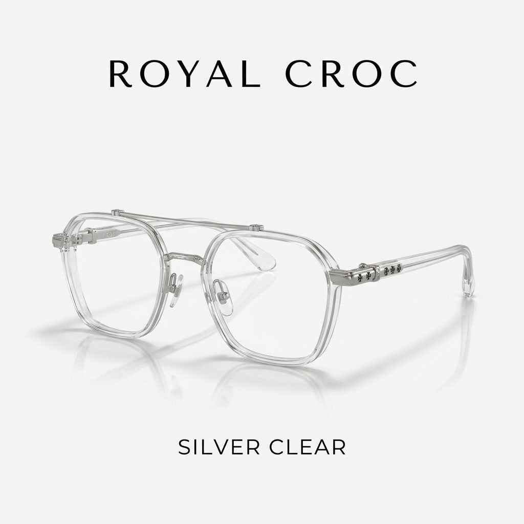 Royal Croc Silver Clear