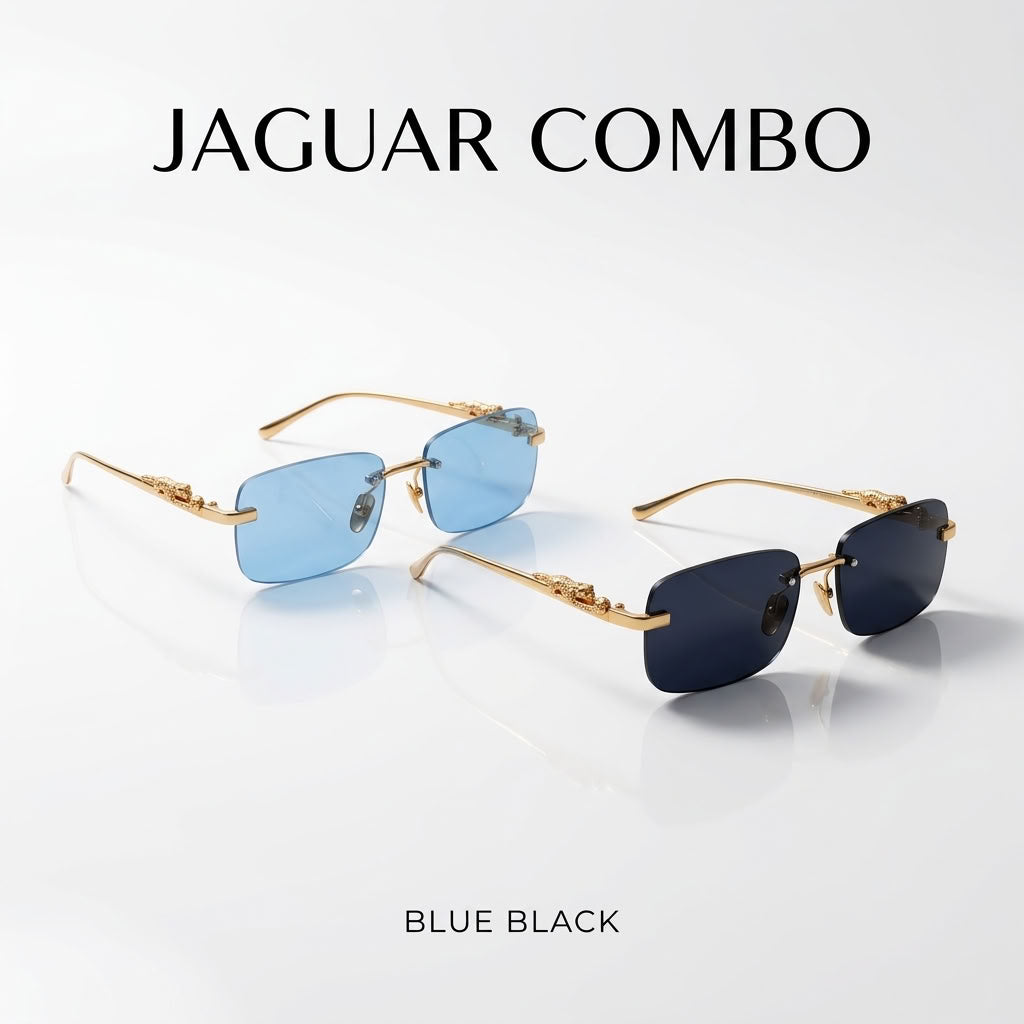 Jaguar Black Blue Combo