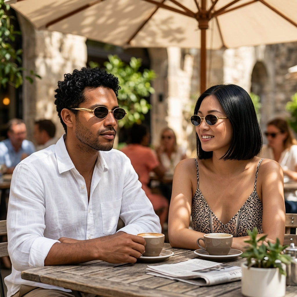Bvlgr Oval Gold Black