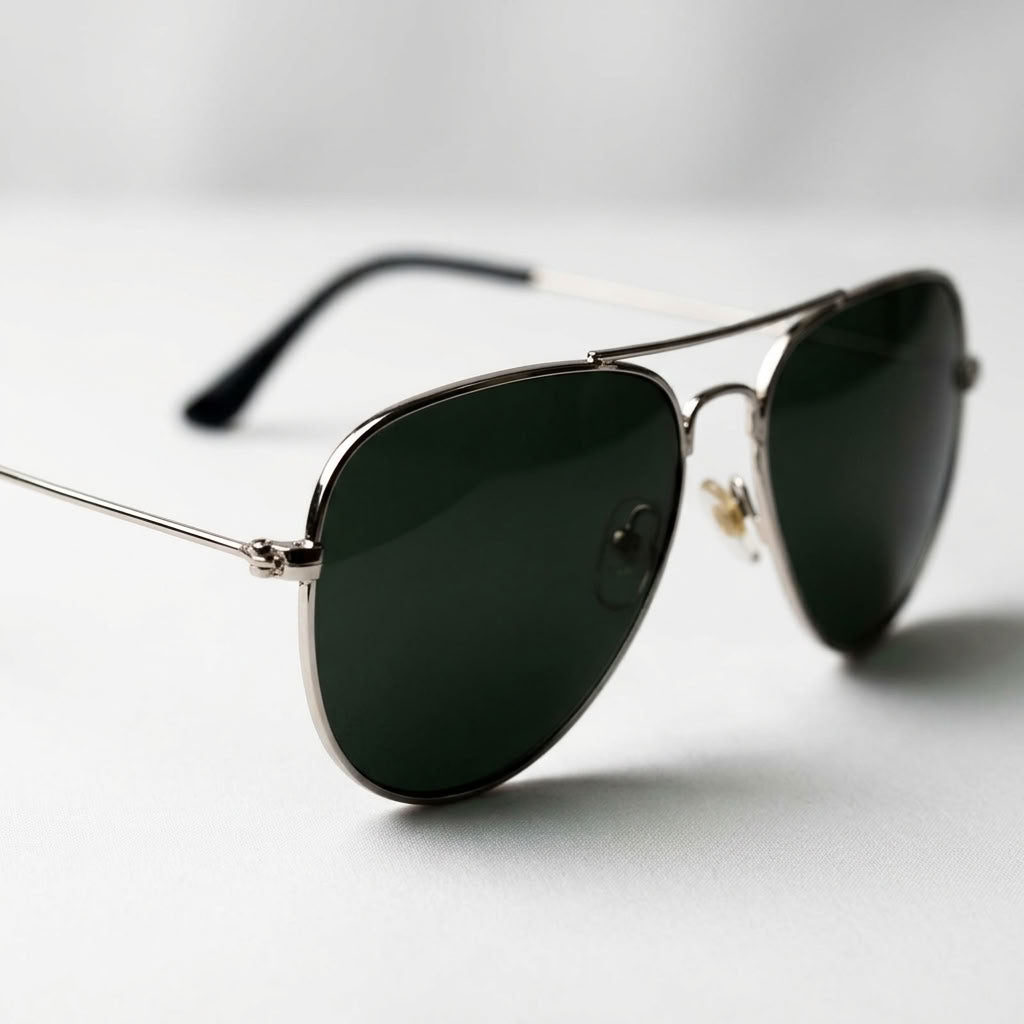Aviator Silver Black