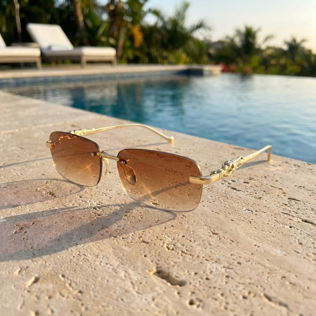 JAGUAR RIMLESS BROWN