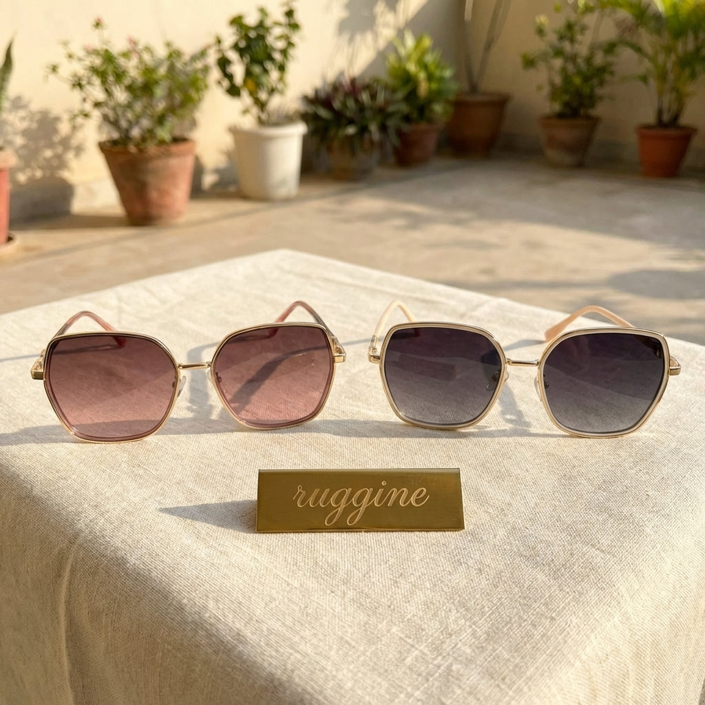 Lady Glitter Pink Beige Combo