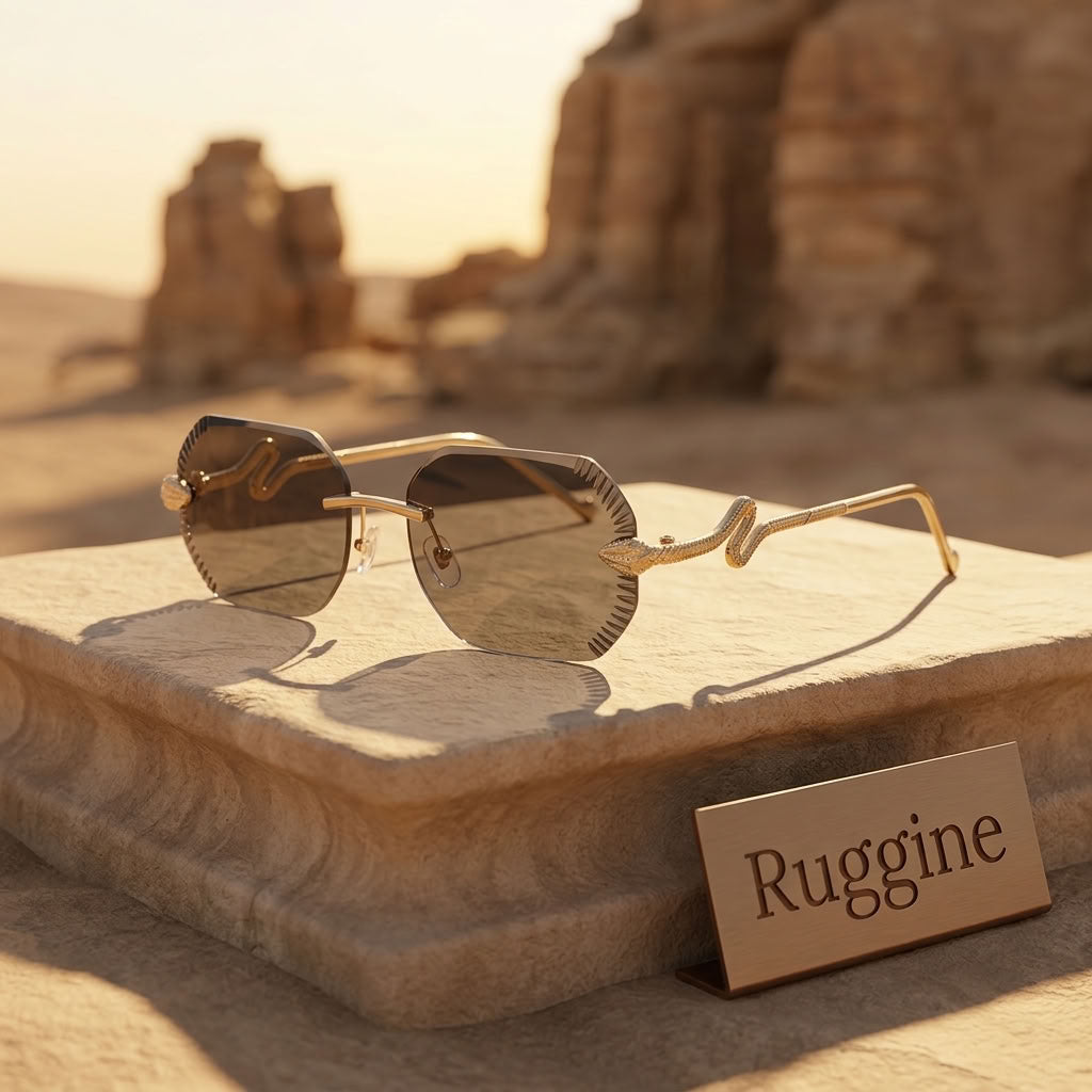 RUGGINE Black Gold Prestige Sunglasses