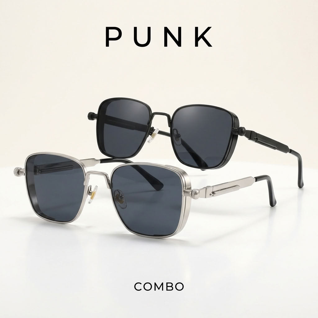 PUNK SILVER BLACK COMBO