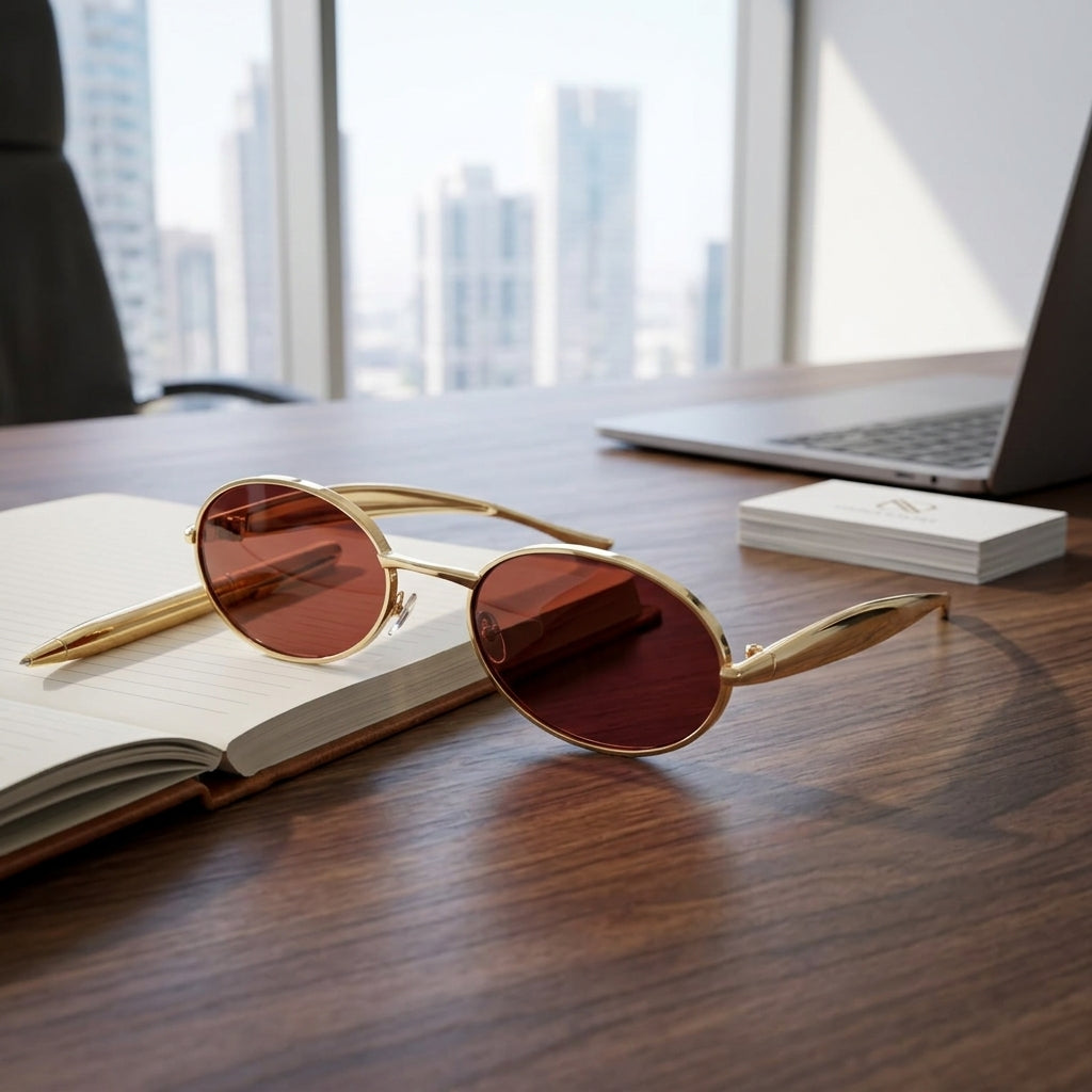 bvlgri Oval Gold Brown