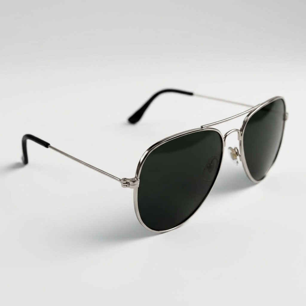 Aviator Silver Black