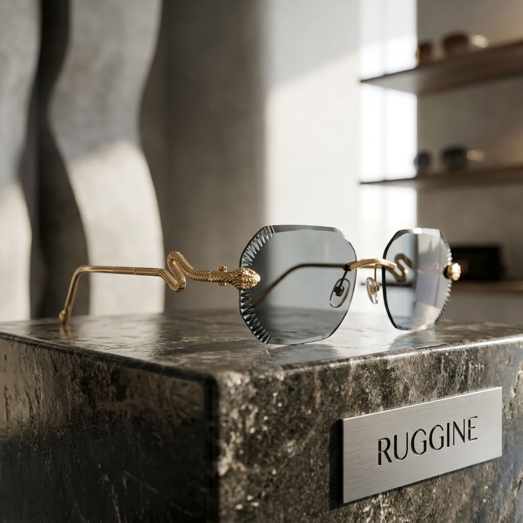 RUGGINE Black Gold Prestige Sunglasses
