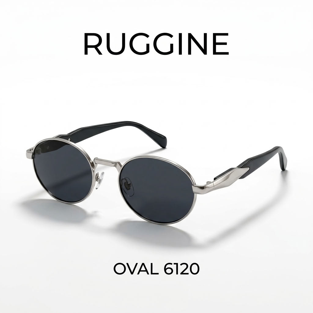 OVAL GOLD 6120 SLVR BLACK