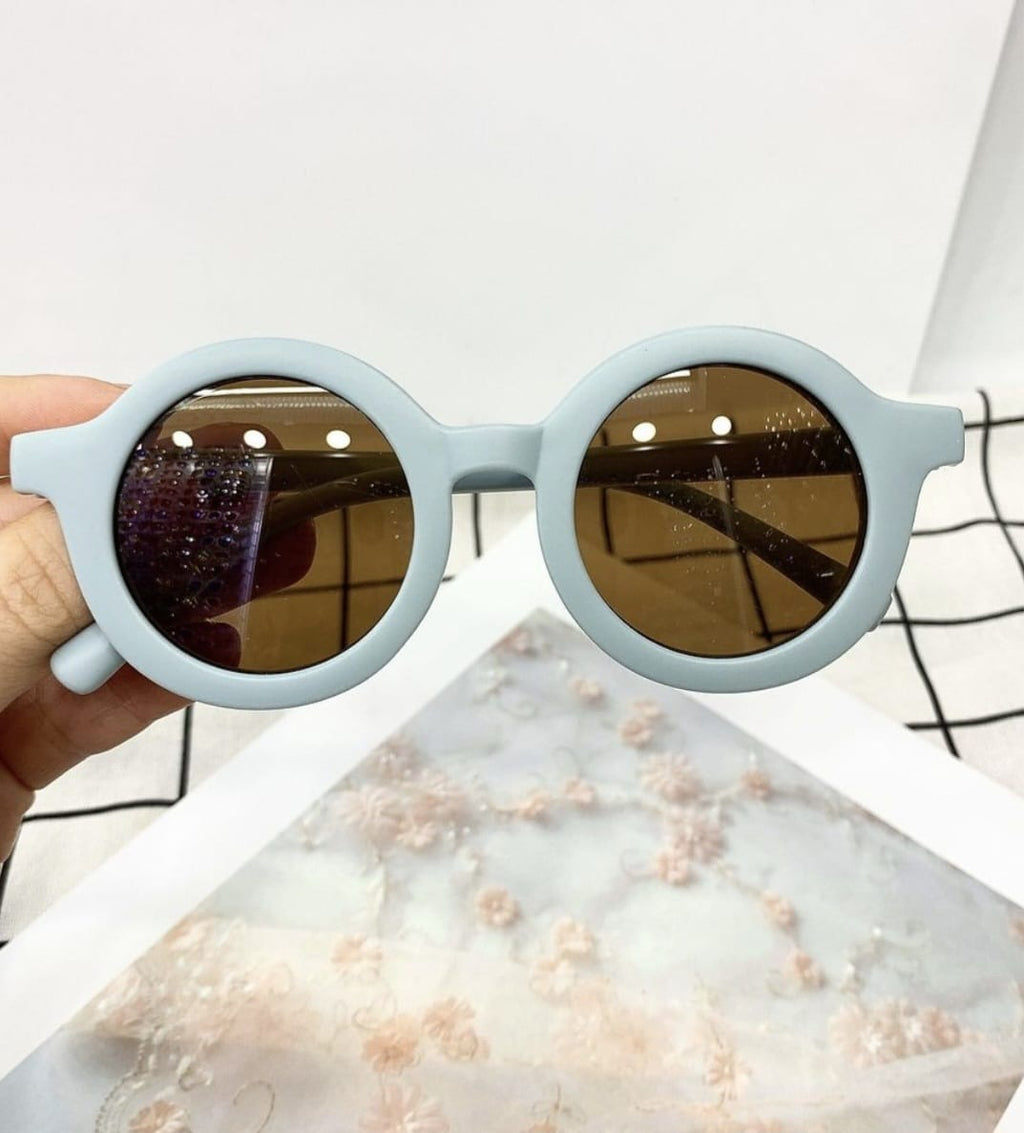 BABY ROUND PIRO Kids Sunglasses Sky Blue