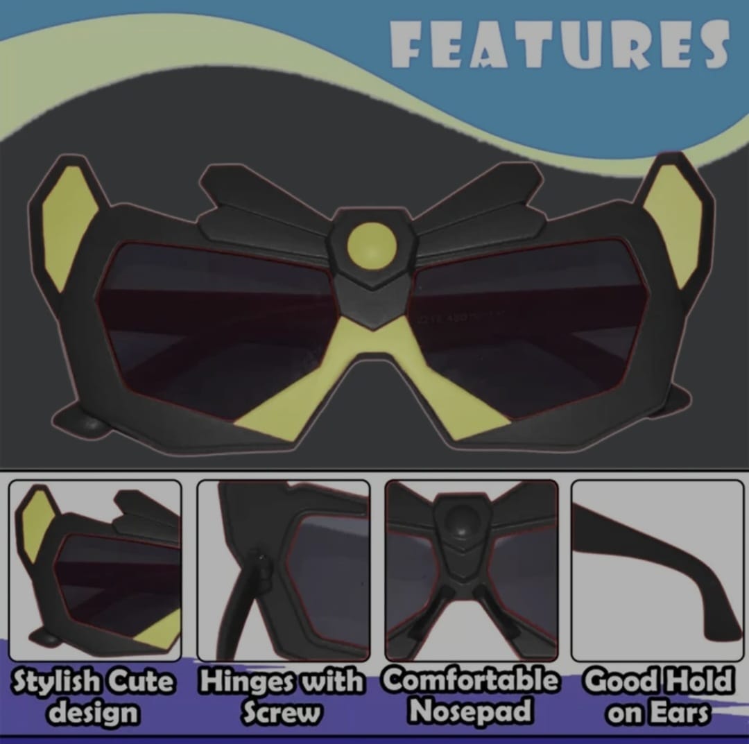 TRANSFORMER Kids Sunglasses BLACK