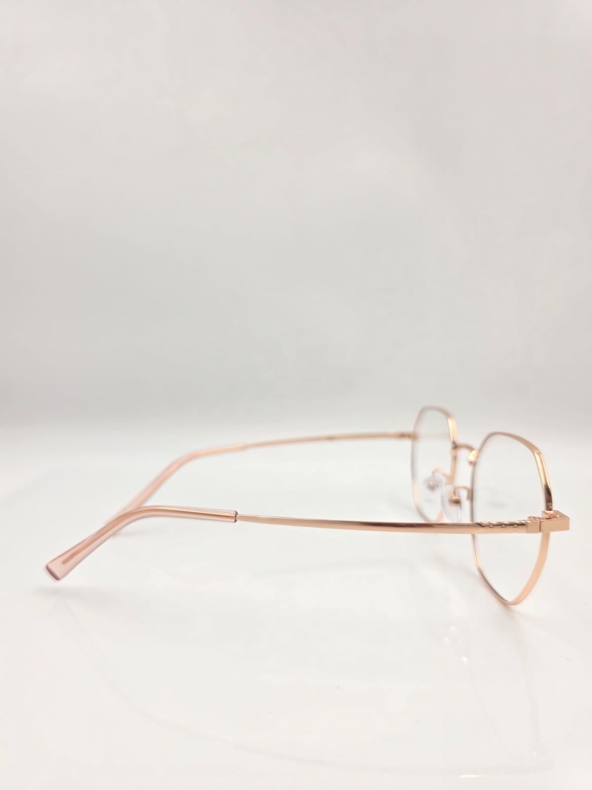 Rose Gold Clear Hexa
