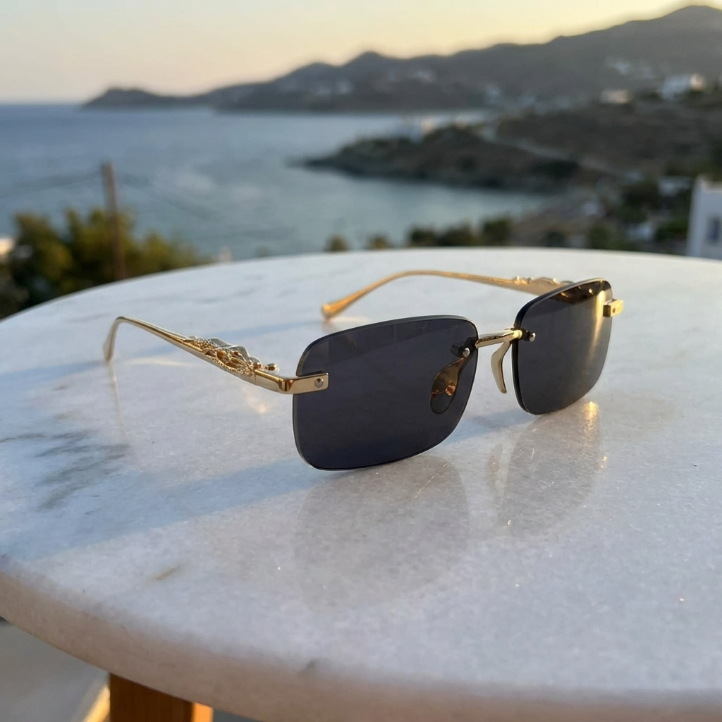 JAGUAR RIMLESS GOLDEN BLACK