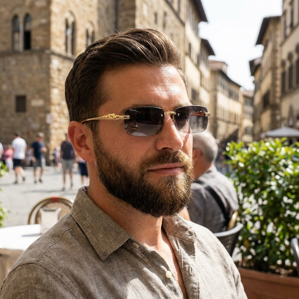 JAGUAR RIMLESS GOLDEN BLACK