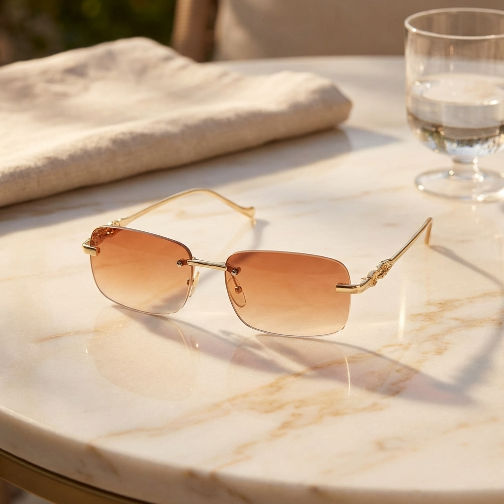 JAGUAR RIMLESS BROWN