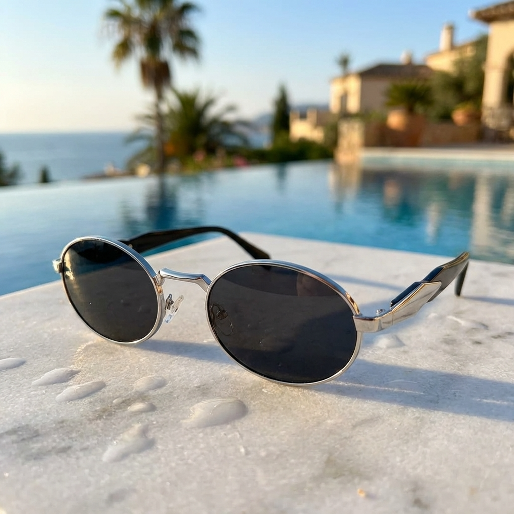 Oval 6120 Silver Black